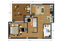 Plano vivienda en alquiler Nº 06