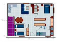 Plano vivienda en alquiler Nº 03
