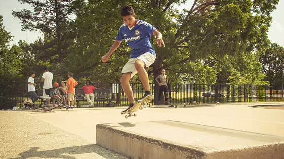 Skateboarding